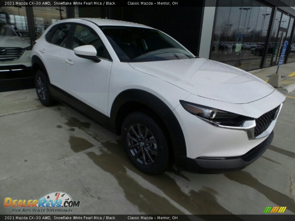 2021 Mazda CX-30 AWD Snowflake White Pearl Mica / Black Photo #1