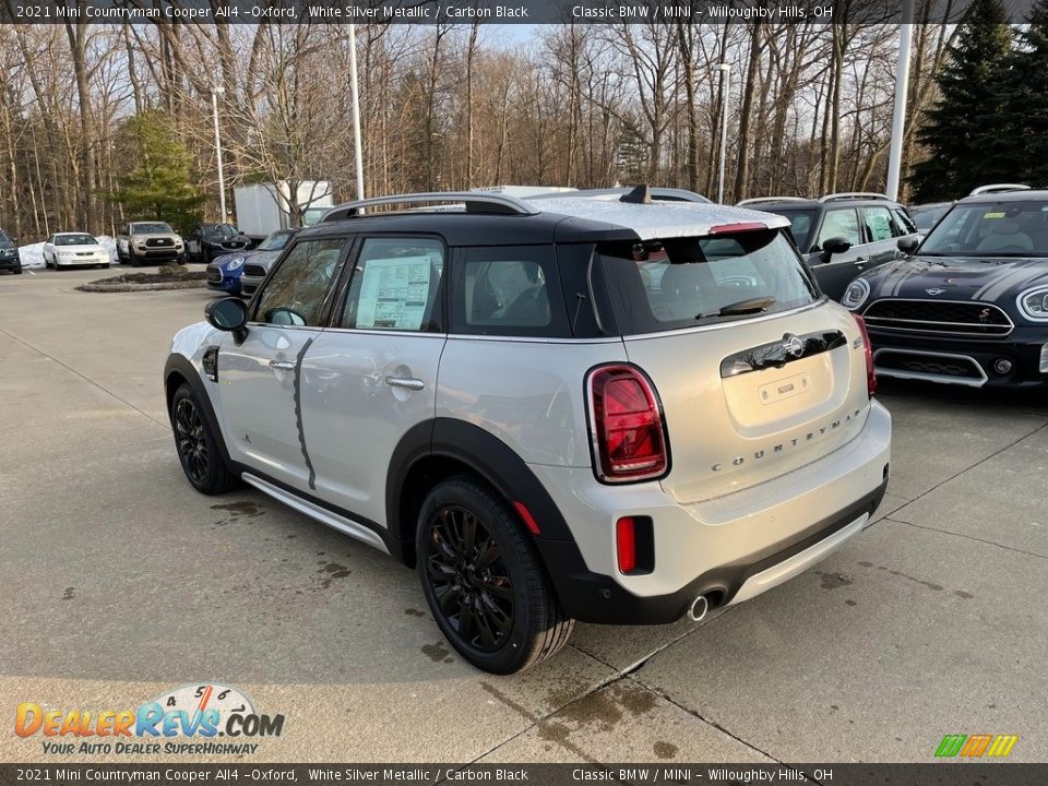 2021 Mini Countryman Cooper All4 -Oxford White Silver Metallic / Carbon Black Photo #2