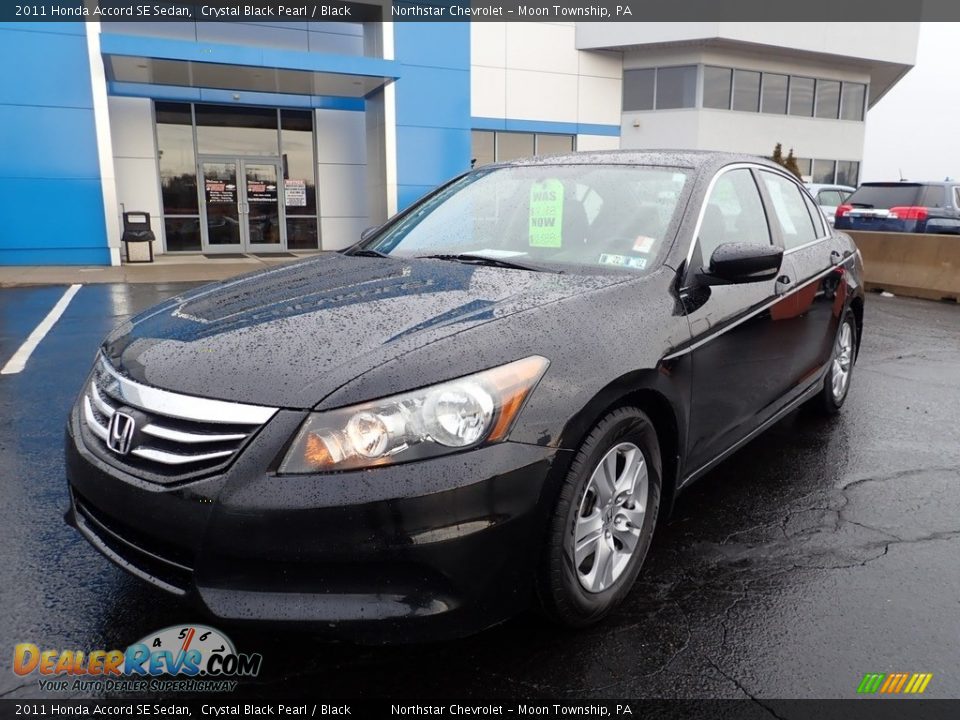 2011 Honda Accord SE Sedan Crystal Black Pearl / Black Photo #2