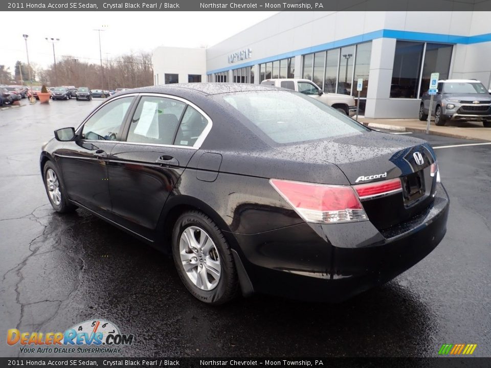 2011 Honda Accord SE Sedan Crystal Black Pearl / Black Photo #4