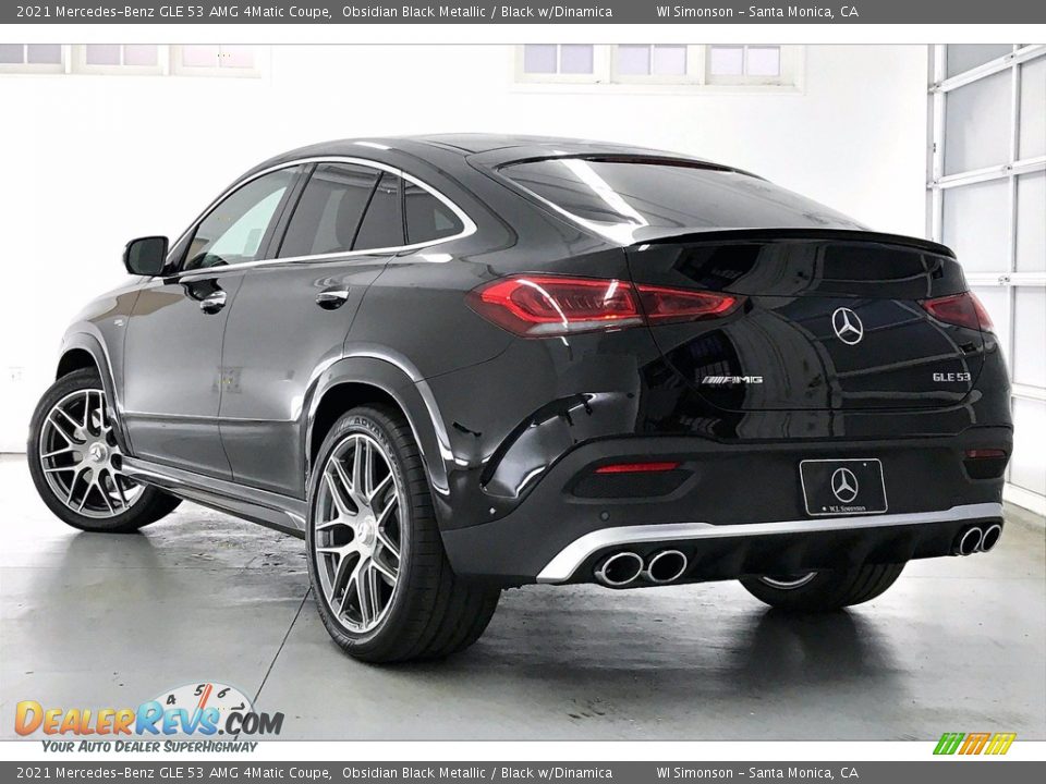 2021 Mercedes-Benz GLE 53 AMG 4Matic Coupe Obsidian Black Metallic / Black w/Dinamica Photo #2