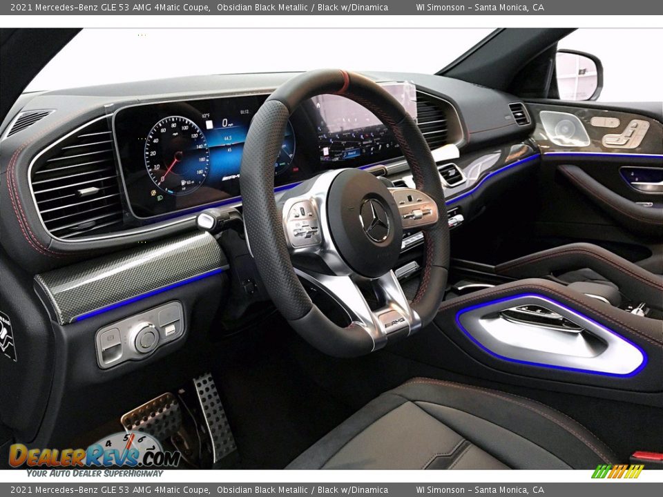 2021 Mercedes-Benz GLE 53 AMG 4Matic Coupe Obsidian Black Metallic / Black w/Dinamica Photo #4
