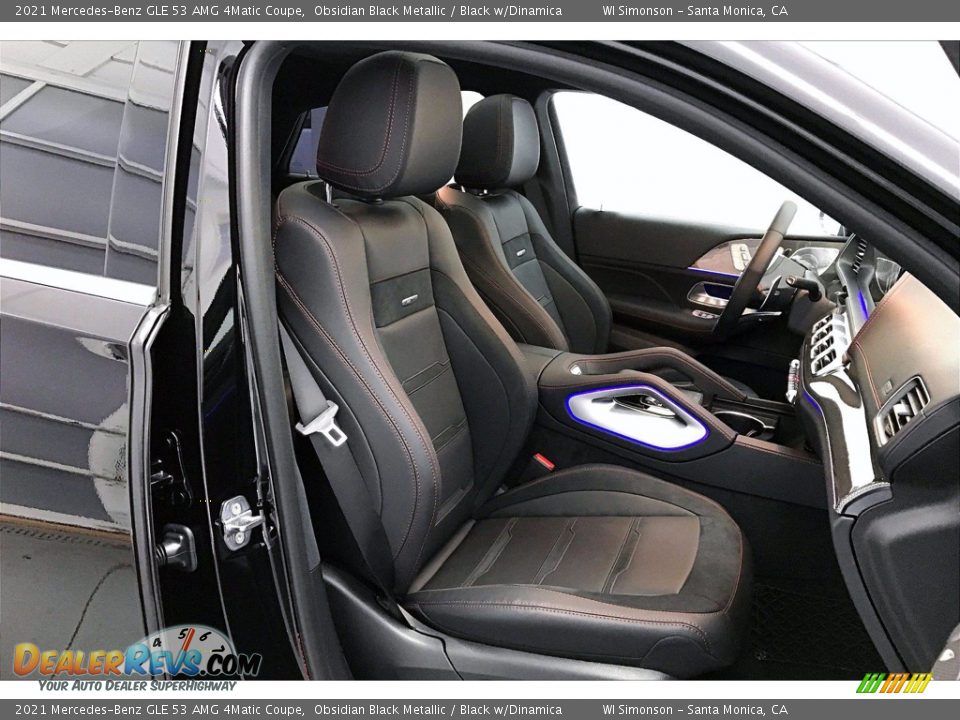 Black w/Dinamica Interior - 2021 Mercedes-Benz GLE 53 AMG 4Matic Coupe Photo #5