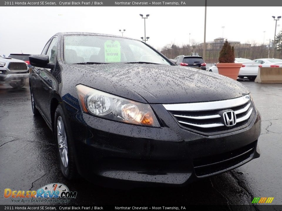 2011 Honda Accord SE Sedan Crystal Black Pearl / Black Photo #11