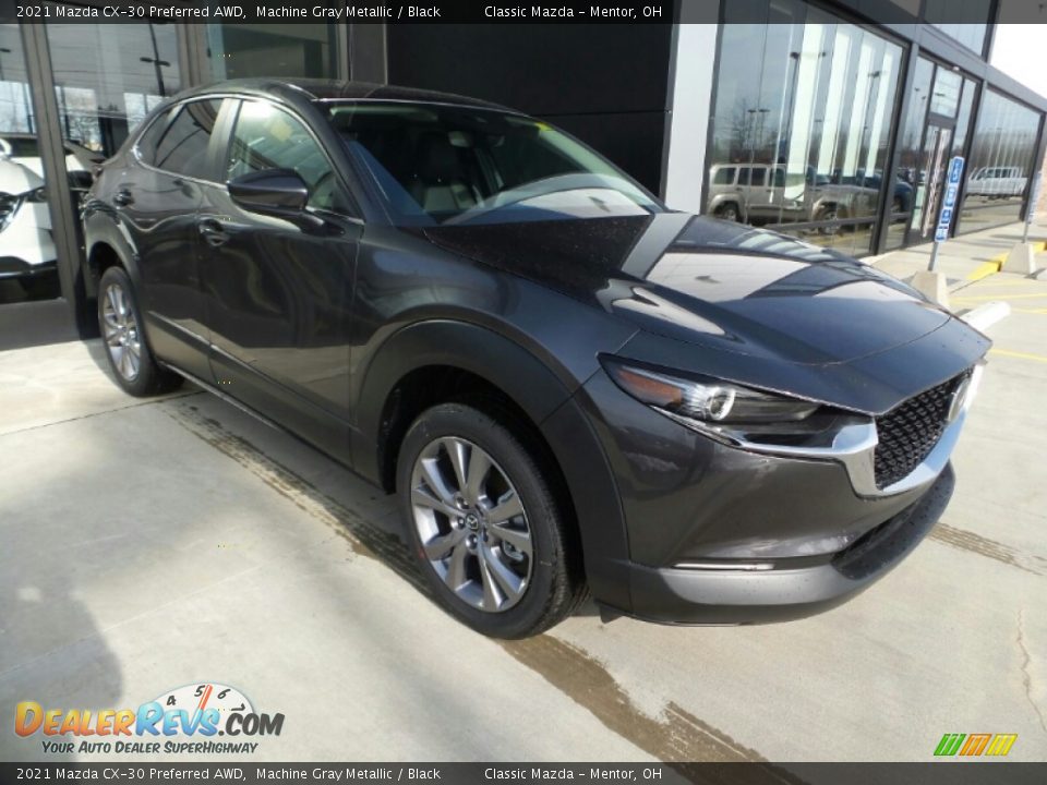 2021 Mazda CX-30 Preferred AWD Machine Gray Metallic / Black Photo #1
