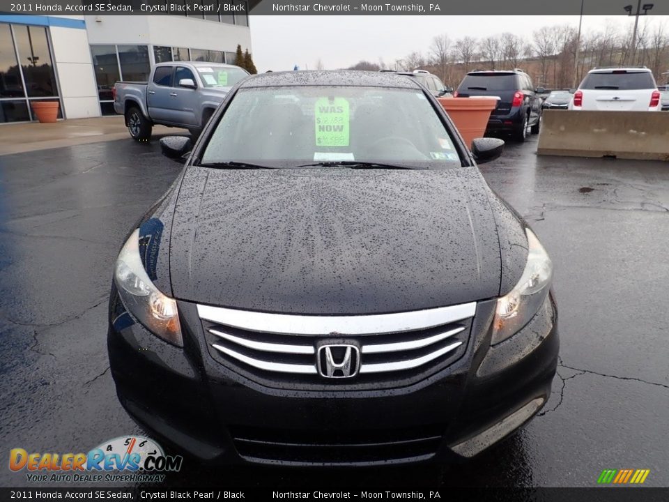 2011 Honda Accord SE Sedan Crystal Black Pearl / Black Photo #12