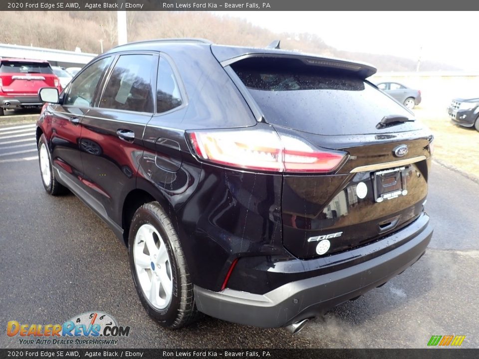 2020 Ford Edge SE AWD Agate Black / Ebony Photo #6