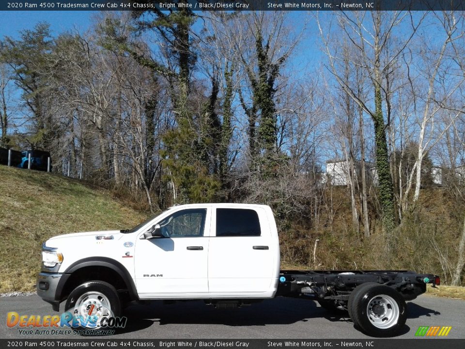 2020 Ram 4500 Tradesman Crew Cab 4x4 Chassis Bright White / Black/Diesel Gray Photo #1