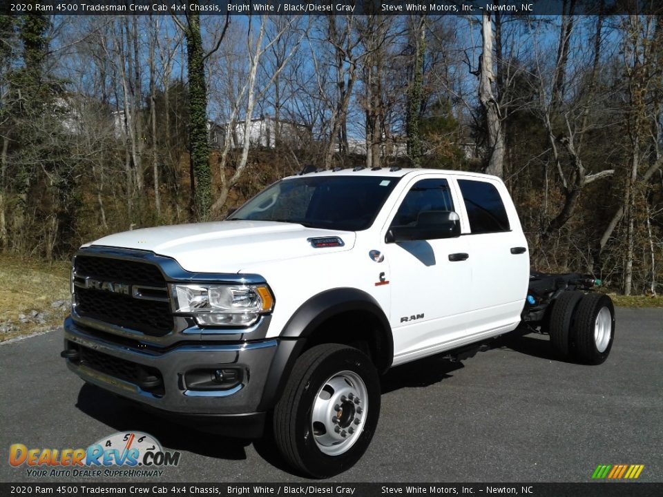 2020 Ram 4500 Tradesman Crew Cab 4x4 Chassis Bright White / Black/Diesel Gray Photo #2