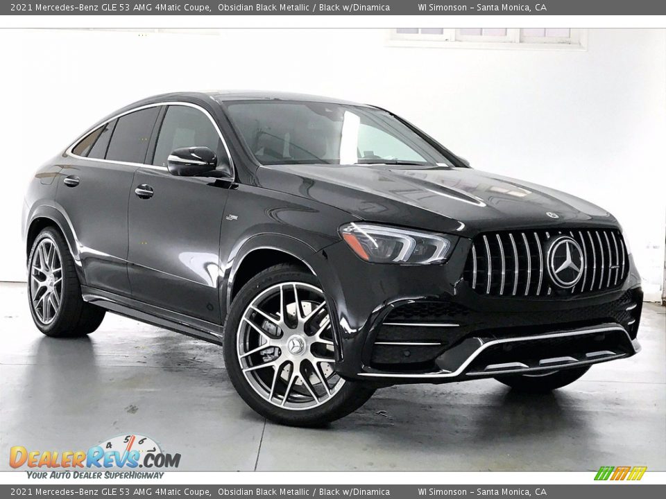 Front 3/4 View of 2021 Mercedes-Benz GLE 53 AMG 4Matic Coupe Photo #12