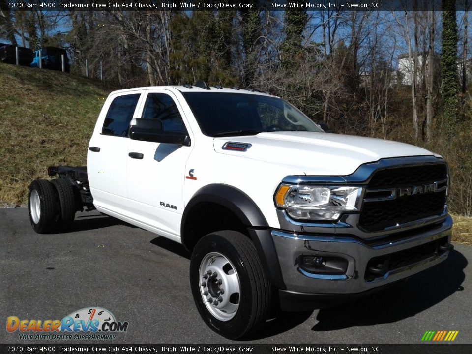 2020 Ram 4500 Tradesman Crew Cab 4x4 Chassis Bright White / Black/Diesel Gray Photo #4