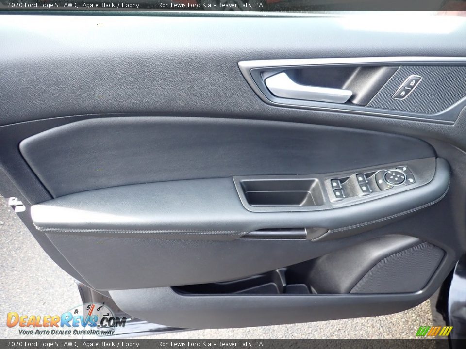 2020 Ford Edge SE AWD Agate Black / Ebony Photo #12