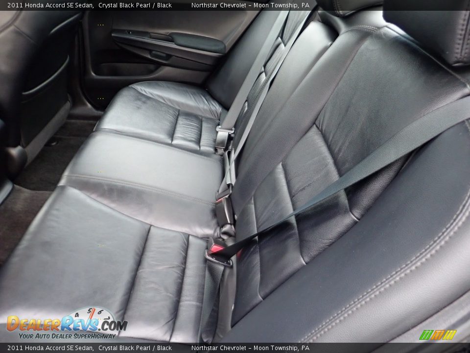 2011 Honda Accord SE Sedan Crystal Black Pearl / Black Photo #20
