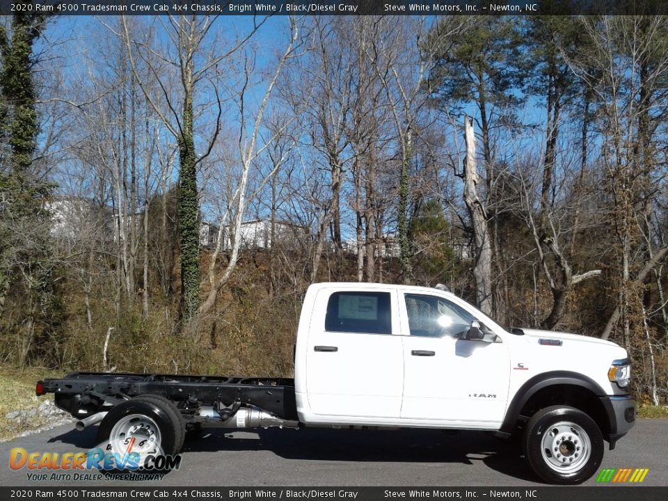 2020 Ram 4500 Tradesman Crew Cab 4x4 Chassis Bright White / Black/Diesel Gray Photo #5