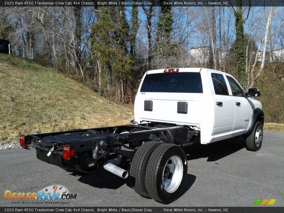 2020 Ram 4500 Tradesman Crew Cab 4x4 Chassis Bright White / Black/Diesel Gray Photo #6