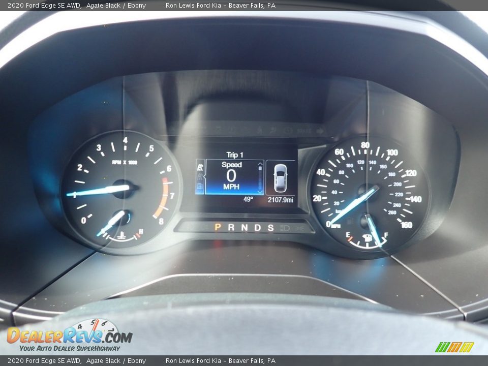 2020 Ford Edge SE AWD Agate Black / Ebony Photo #14