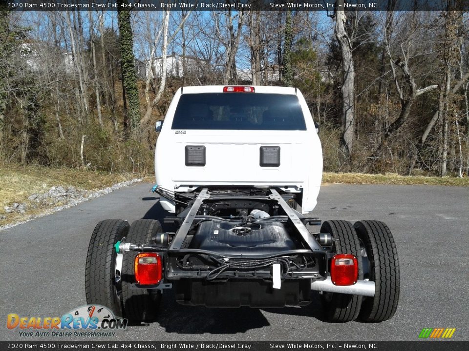 2020 Ram 4500 Tradesman Crew Cab 4x4 Chassis Bright White / Black/Diesel Gray Photo #7