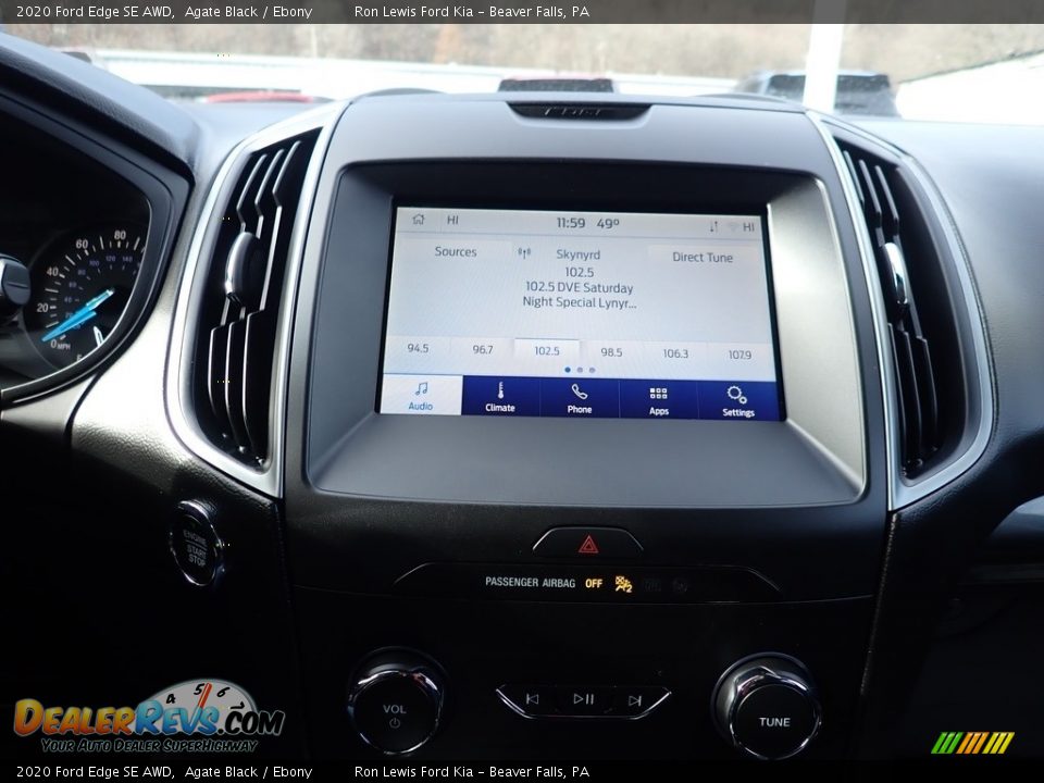 2020 Ford Edge SE AWD Agate Black / Ebony Photo #15