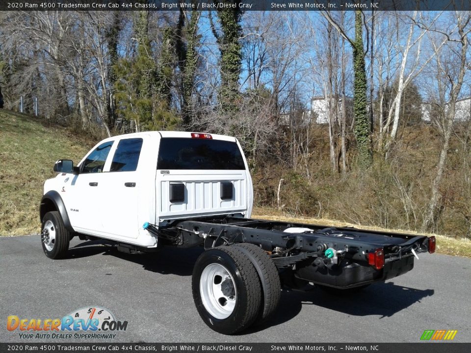 2020 Ram 4500 Tradesman Crew Cab 4x4 Chassis Bright White / Black/Diesel Gray Photo #8