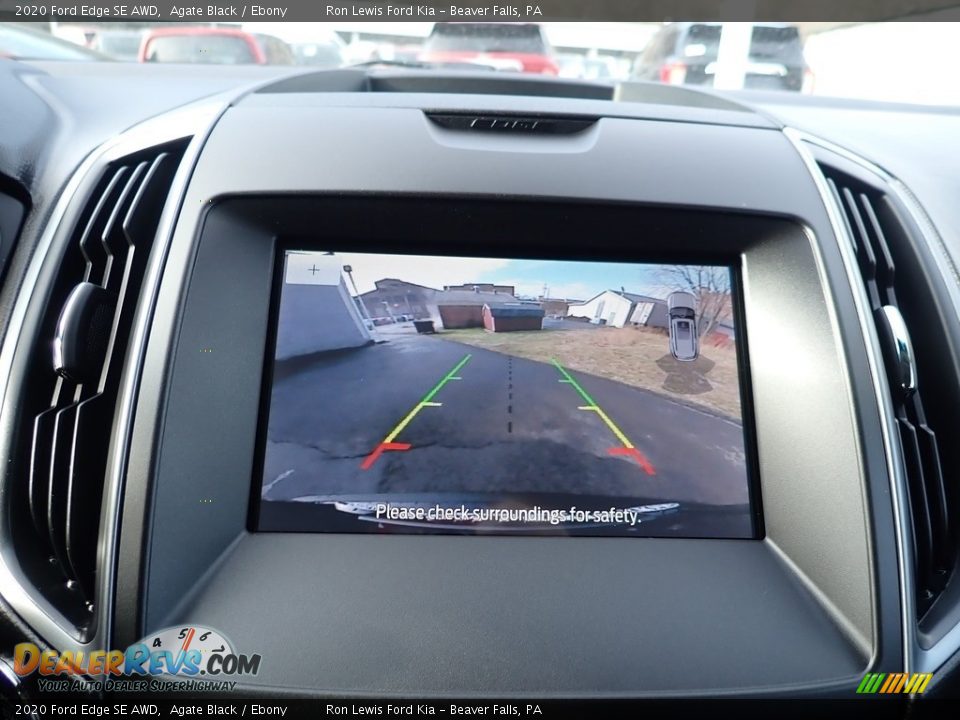 2020 Ford Edge SE AWD Agate Black / Ebony Photo #16