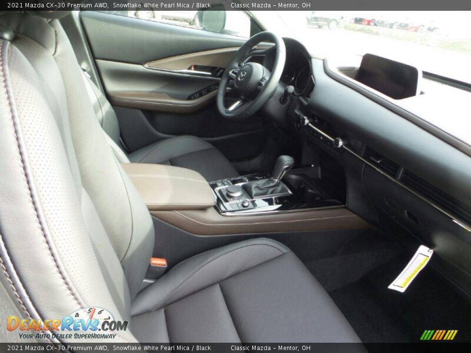 2021 Mazda CX-30 Premium AWD Snowflake White Pearl Mica / Black Photo #4