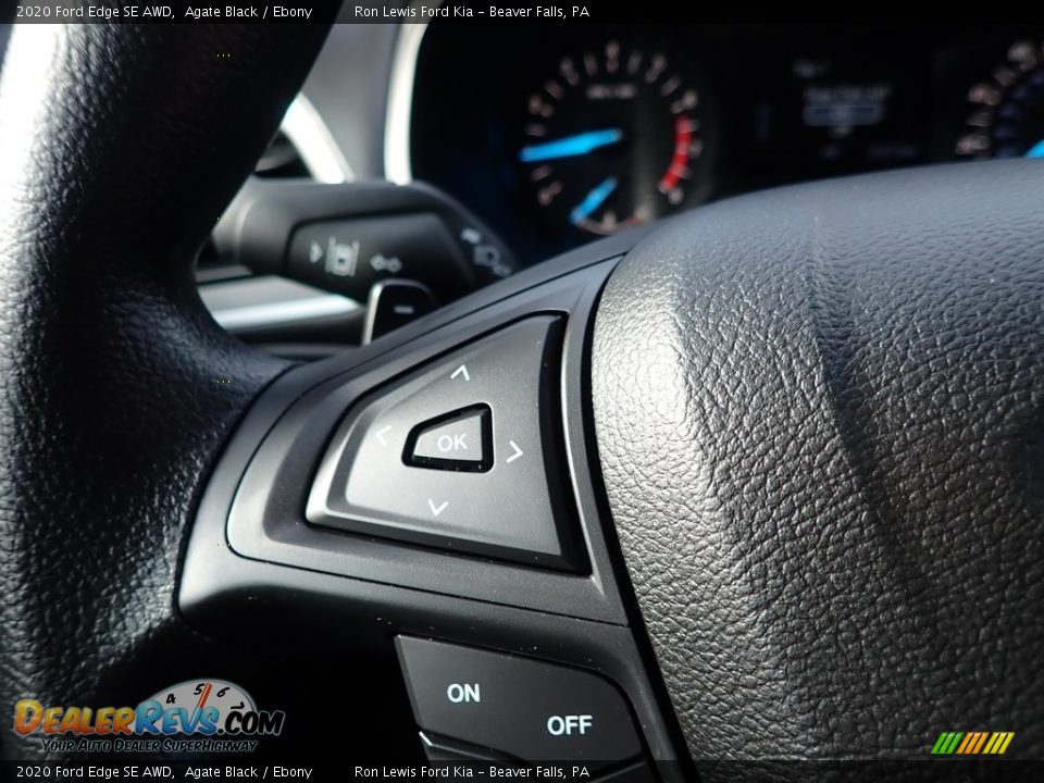 2020 Ford Edge SE AWD Agate Black / Ebony Photo #18
