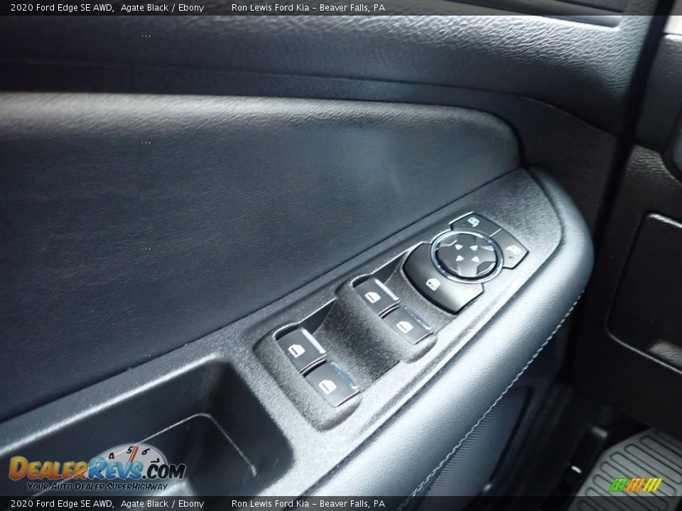 2020 Ford Edge SE AWD Agate Black / Ebony Photo #19
