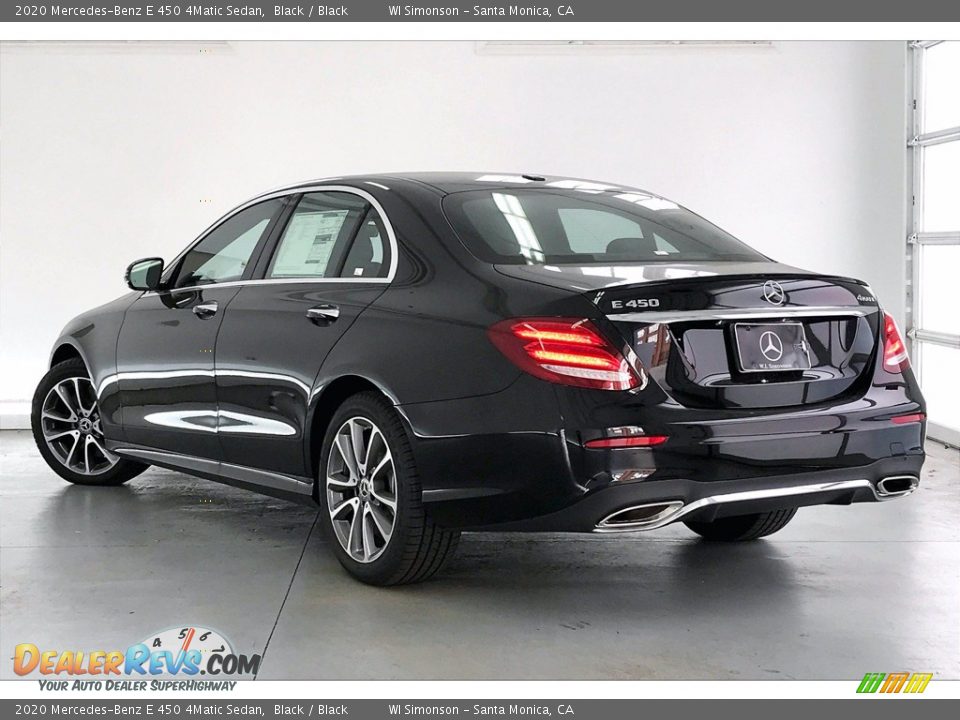 2020 Mercedes-Benz E 450 4Matic Sedan Black / Black Photo #2