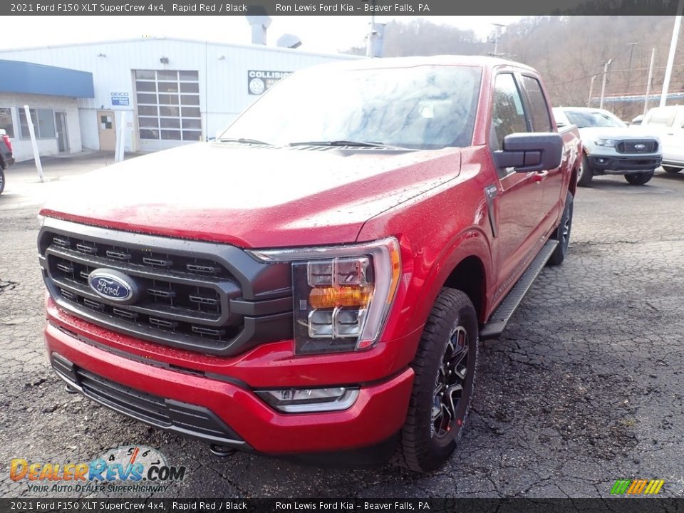 2021 Ford F150 XLT SuperCrew 4x4 Rapid Red / Black Photo #5