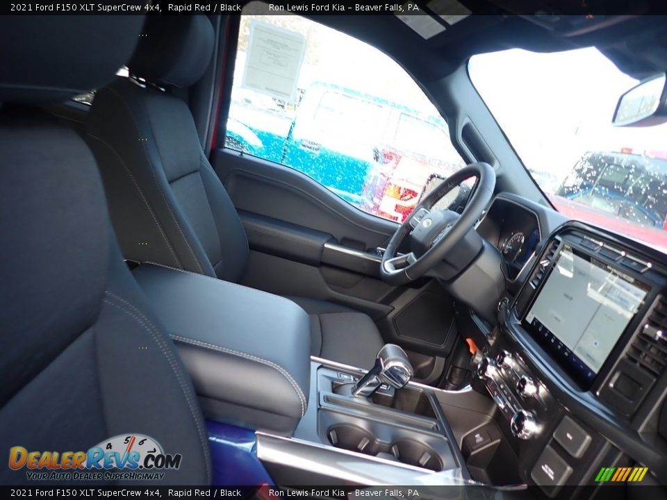 2021 Ford F150 XLT SuperCrew 4x4 Rapid Red / Black Photo #10