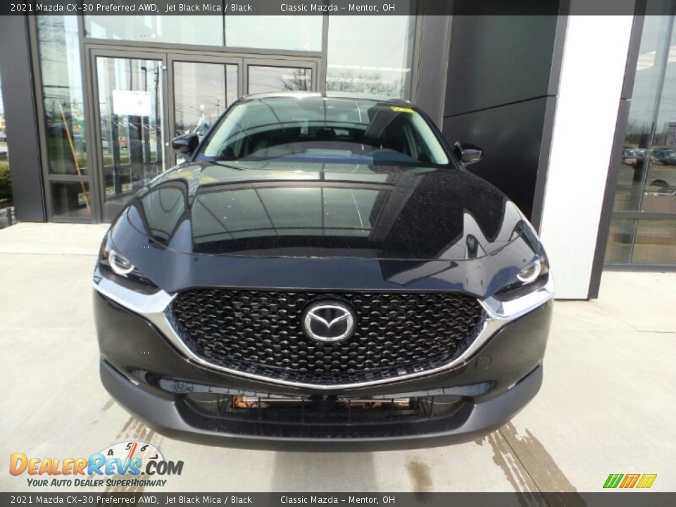 2021 Mazda CX-30 Preferred AWD Jet Black Mica / Black Photo #2