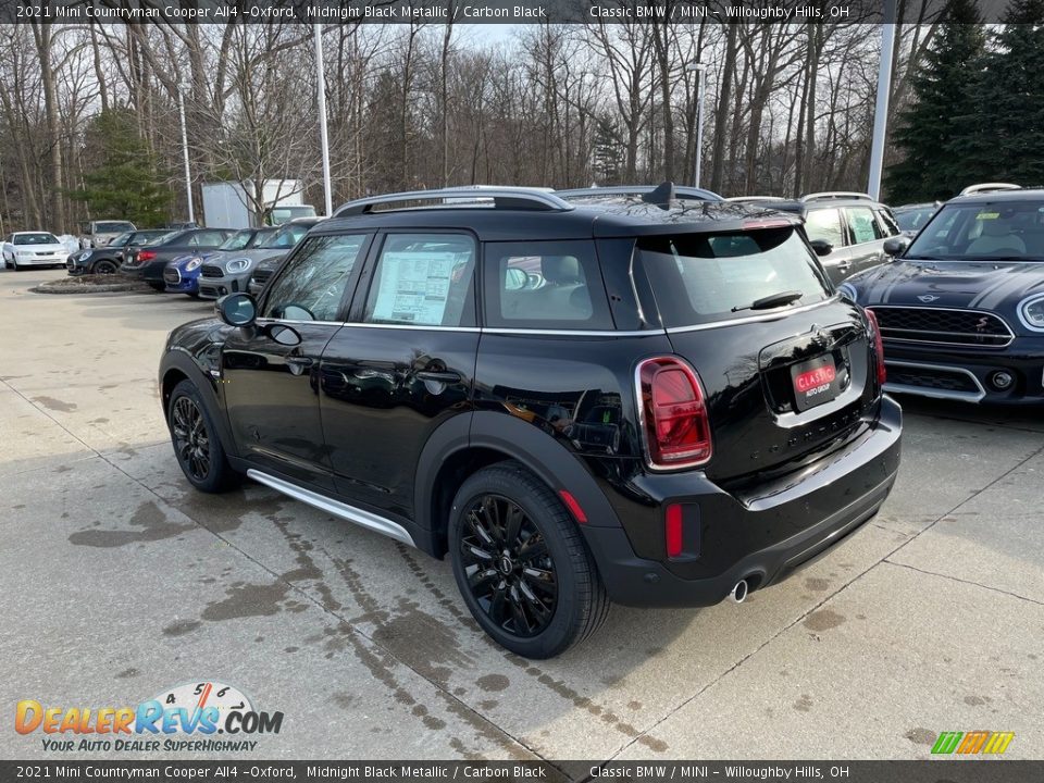 2021 Mini Countryman Cooper All4 -Oxford Midnight Black Metallic / Carbon Black Photo #2