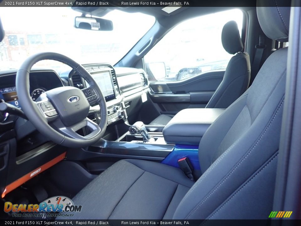 2021 Ford F150 XLT SuperCrew 4x4 Rapid Red / Black Photo #13