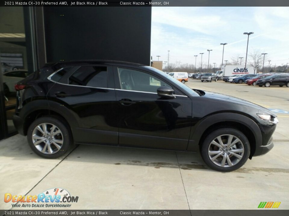 2021 Mazda CX-30 Preferred AWD Jet Black Mica / Black Photo #3