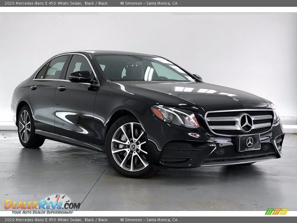 2020 Mercedes-Benz E 450 4Matic Sedan Black / Black Photo #12