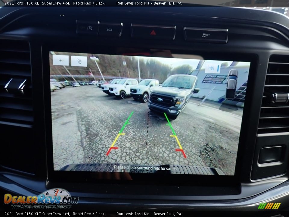 2021 Ford F150 XLT SuperCrew 4x4 Rapid Red / Black Photo #17