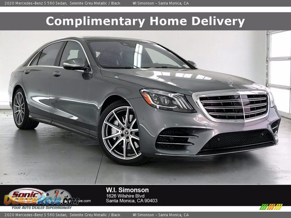 2020 Mercedes-Benz S 560 Sedan Selenite Grey Metallic / Black Photo #1