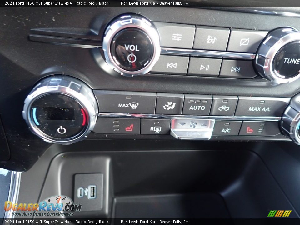 2021 Ford F150 XLT SuperCrew 4x4 Rapid Red / Black Photo #18