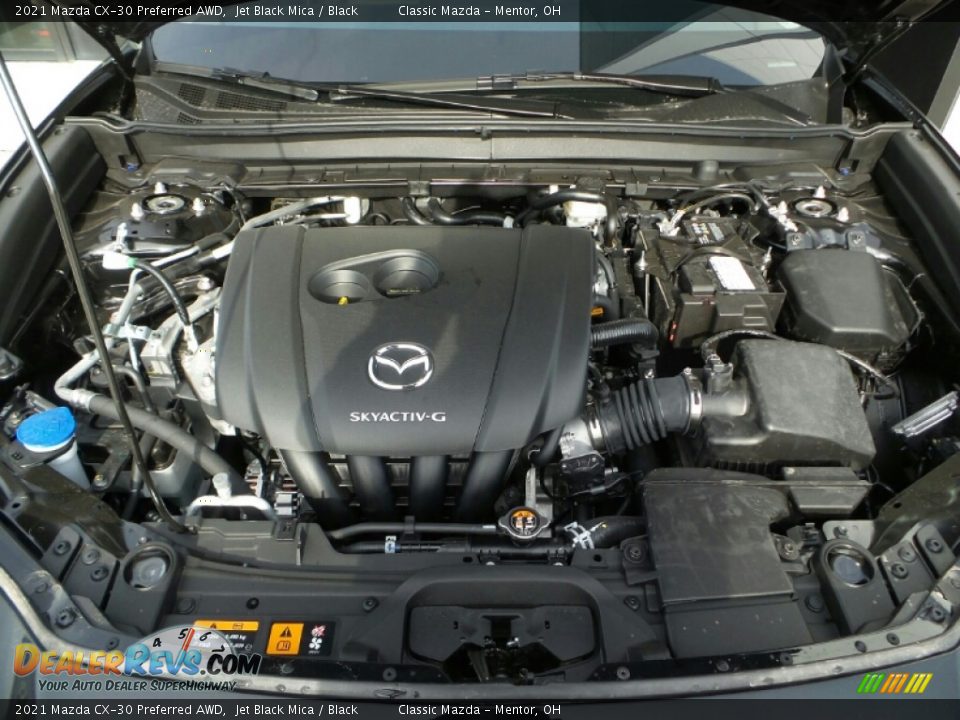 2021 Mazda CX-30 Preferred AWD Jet Black Mica / Black Photo #8