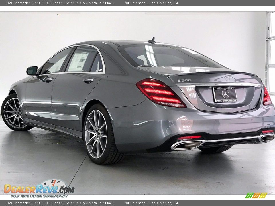 2020 Mercedes-Benz S 560 Sedan Selenite Grey Metallic / Black Photo #2