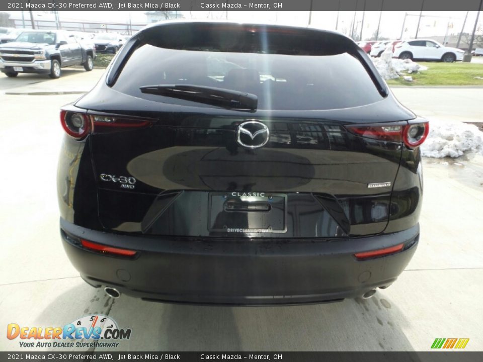 2021 Mazda CX-30 Preferred AWD Jet Black Mica / Black Photo #9