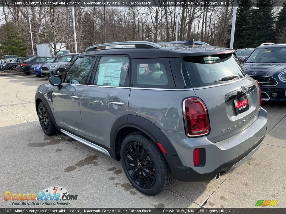 2021 Mini Countryman Cooper All4 -Oxford Moonwalk Gray Metallic / Carbon Black Photo #2