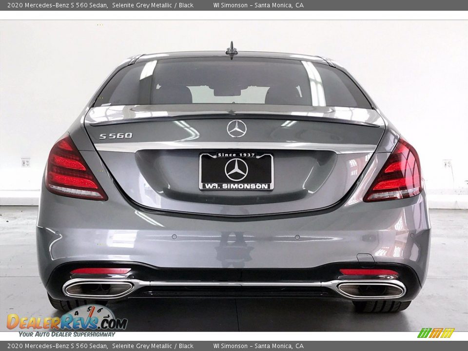 2020 Mercedes-Benz S 560 Sedan Selenite Grey Metallic / Black Photo #3