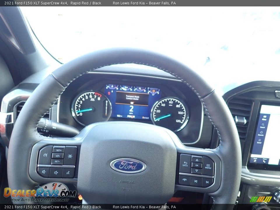 2021 Ford F150 XLT SuperCrew 4x4 Rapid Red / Black Photo #20