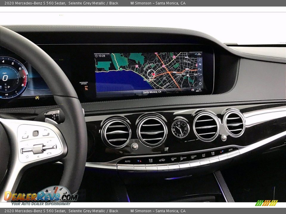 2020 Mercedes-Benz S 560 Sedan Selenite Grey Metallic / Black Photo #6