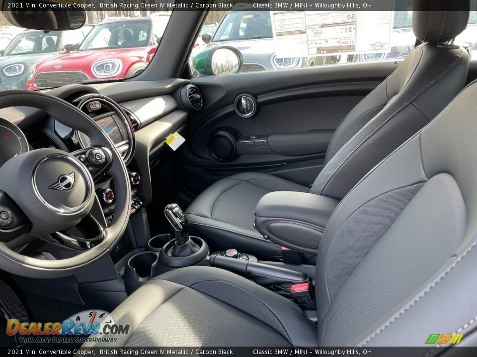 Front Seat of 2021 Mini Convertible Cooper Photo #3