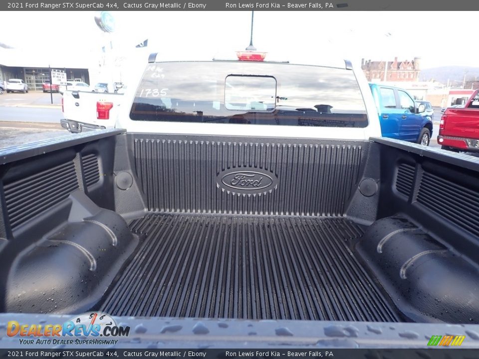 2021 Ford Ranger STX SuperCab 4x4 Cactus Gray Metallic / Ebony Photo #7