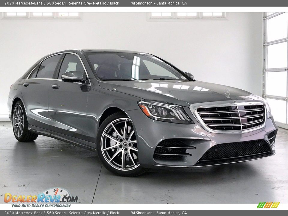 2020 Mercedes-Benz S 560 Sedan Selenite Grey Metallic / Black Photo #12