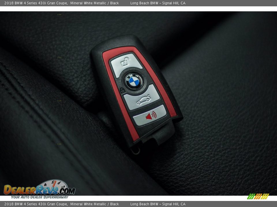 2018 BMW 4 Series 430i Gran Coupe Mineral White Metallic / Black Photo #11