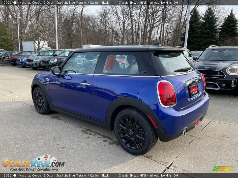 2021 Mini Hardtop Cooper 2 Door Starlight Blue Metallic / Carbon Black Photo #2